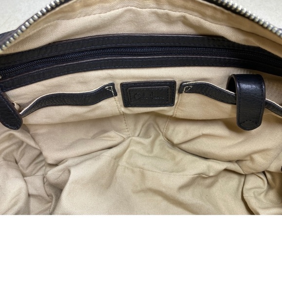 Cole Haan Western Stitch Leather Buckle Hobo Hand Bag TT22 - Picture 6 of 12